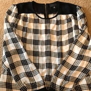 Worthington top, zip up back.